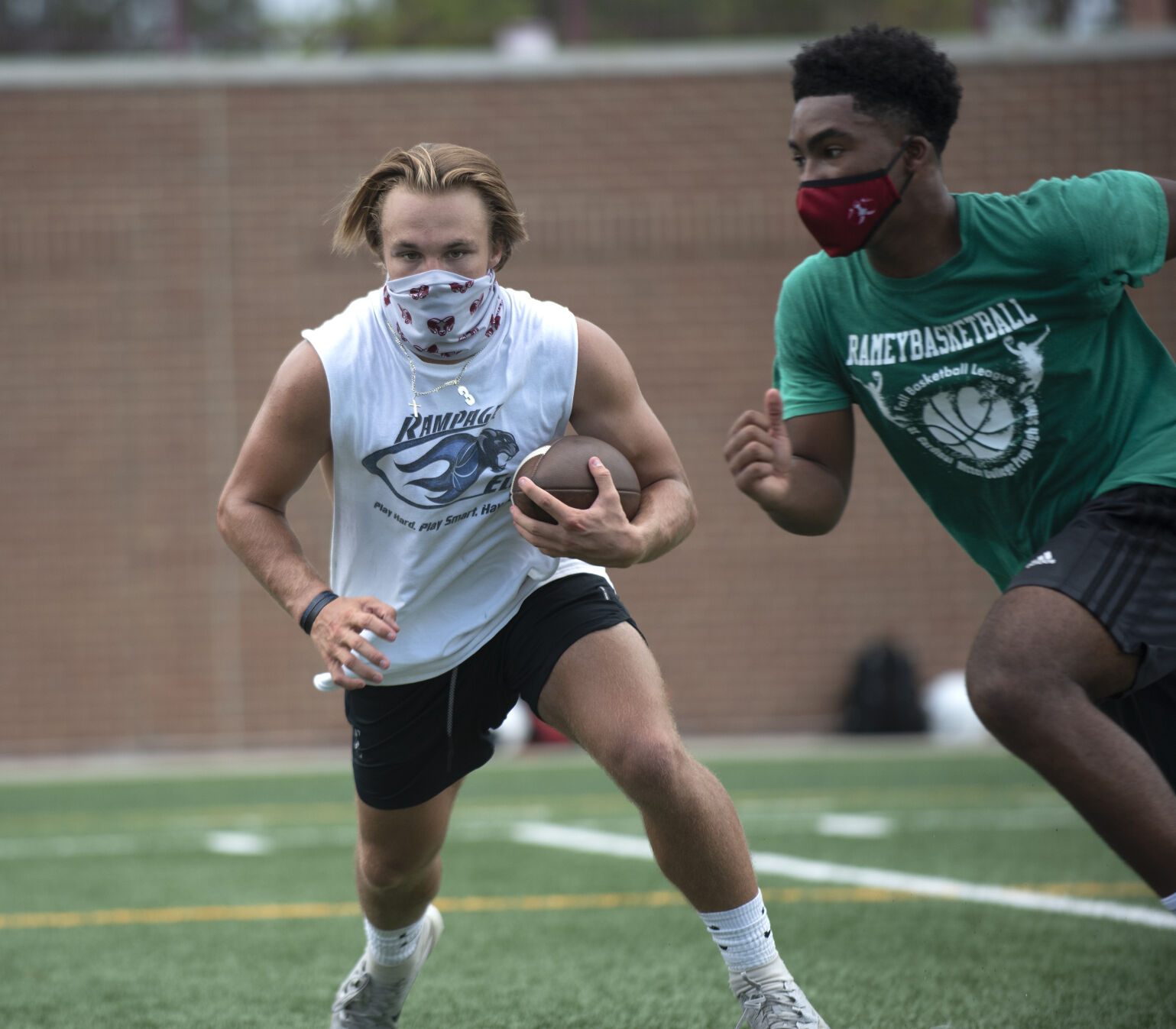 MICDS football practice